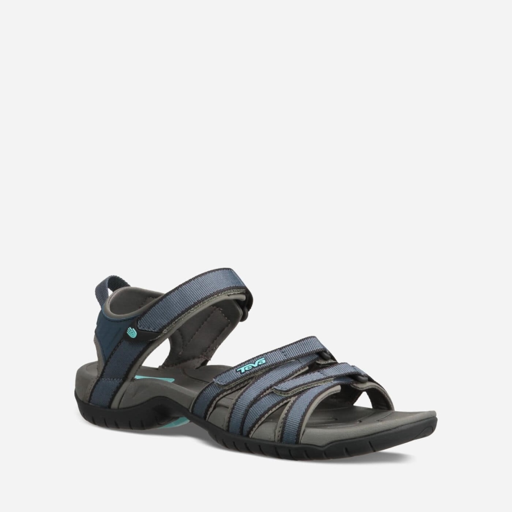 Teva Tirra - Women's Teva Hiking Sandals - Grey | India (HSBN92538)